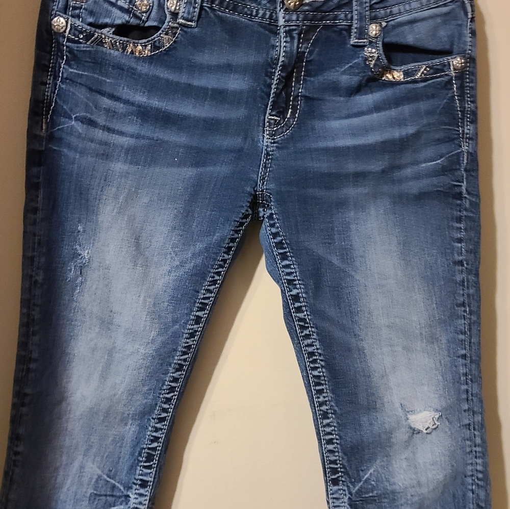 Gently worn Miss Me capris